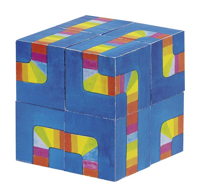 PUZZLE DE CUBES - LE LABYRINTHE DES COULEURS
