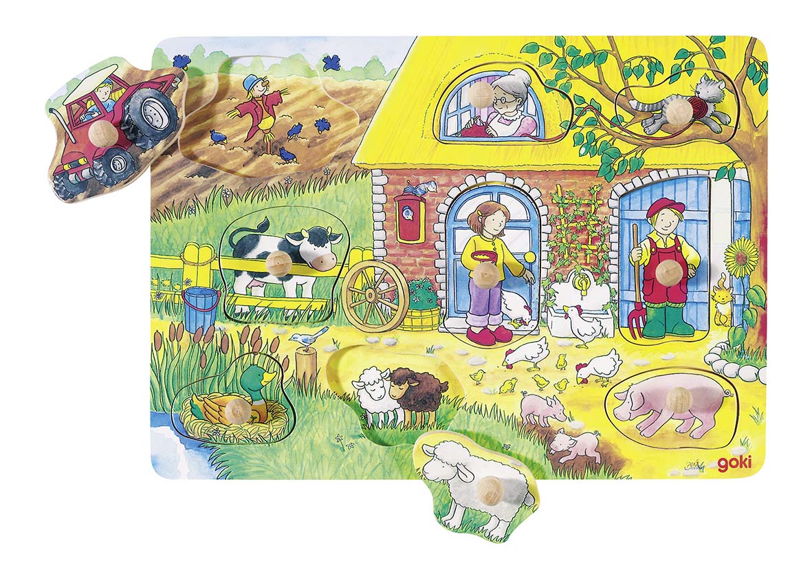 PUZZLES AVEC IMAGES CACHEES - LA FERME