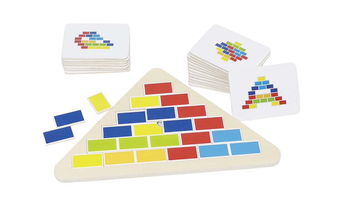 PUZZLE TRIANGLE SEGMENTE, 25 X 16 X 0,8 CM