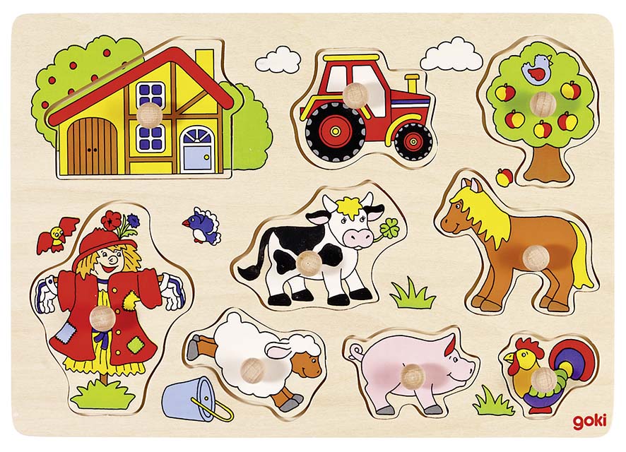 FERME VI, PUZZLE A ENCASTREMENTS