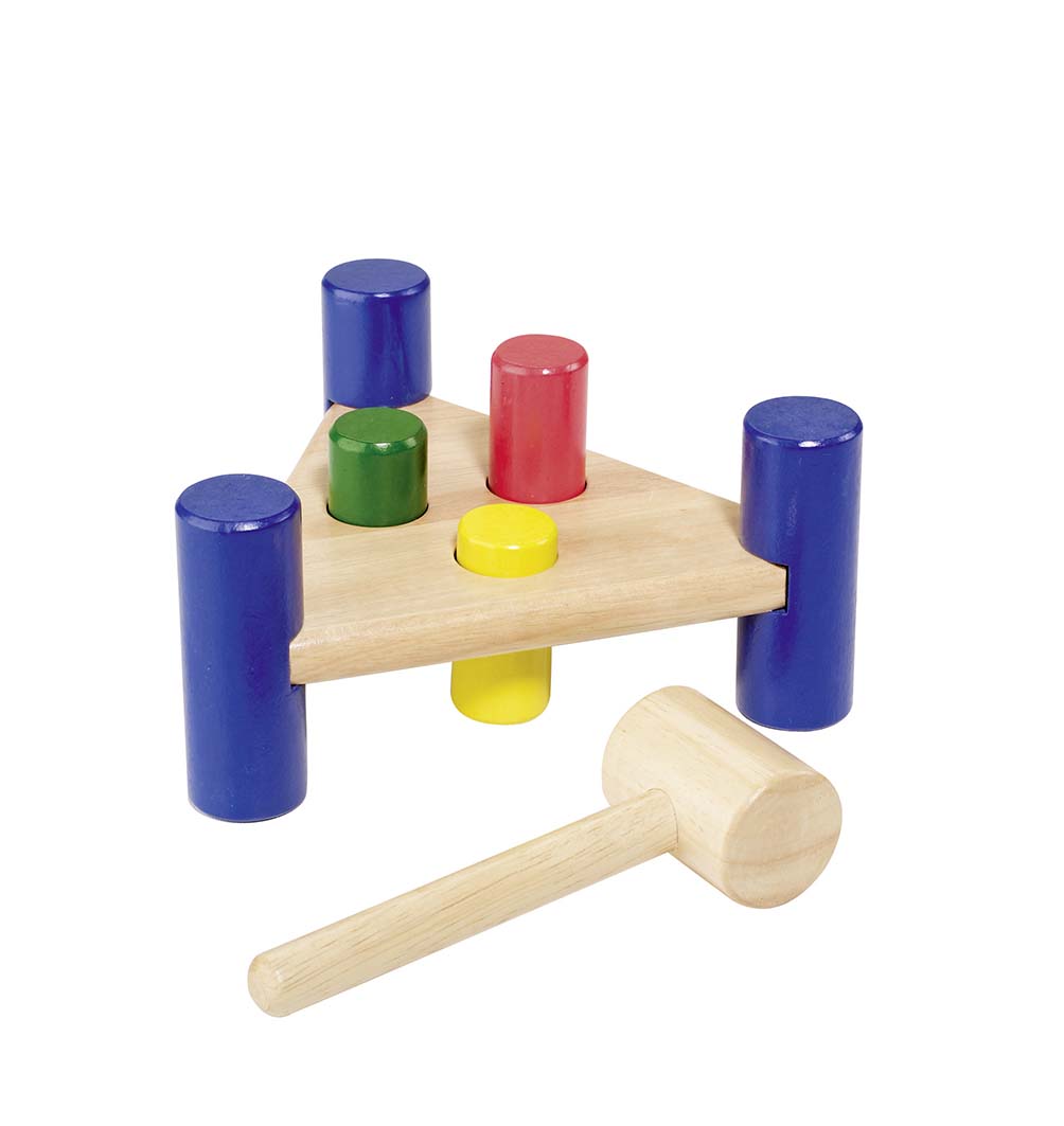 BANC A MARTELER TRIANGULAIRE