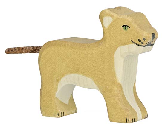 LION, PETIT, DEBOUT