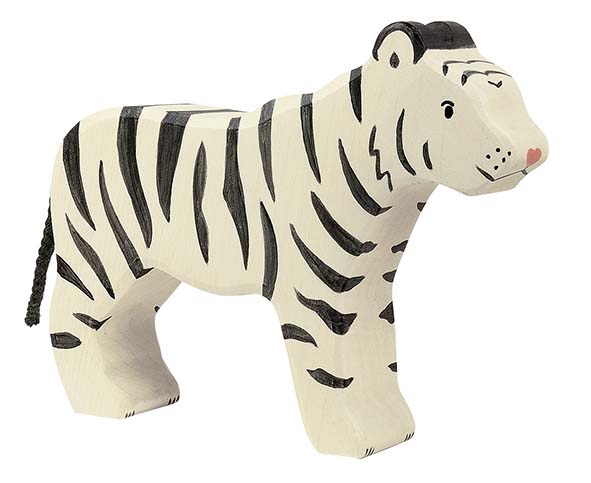 TIGRE BLANC, DEBOUT