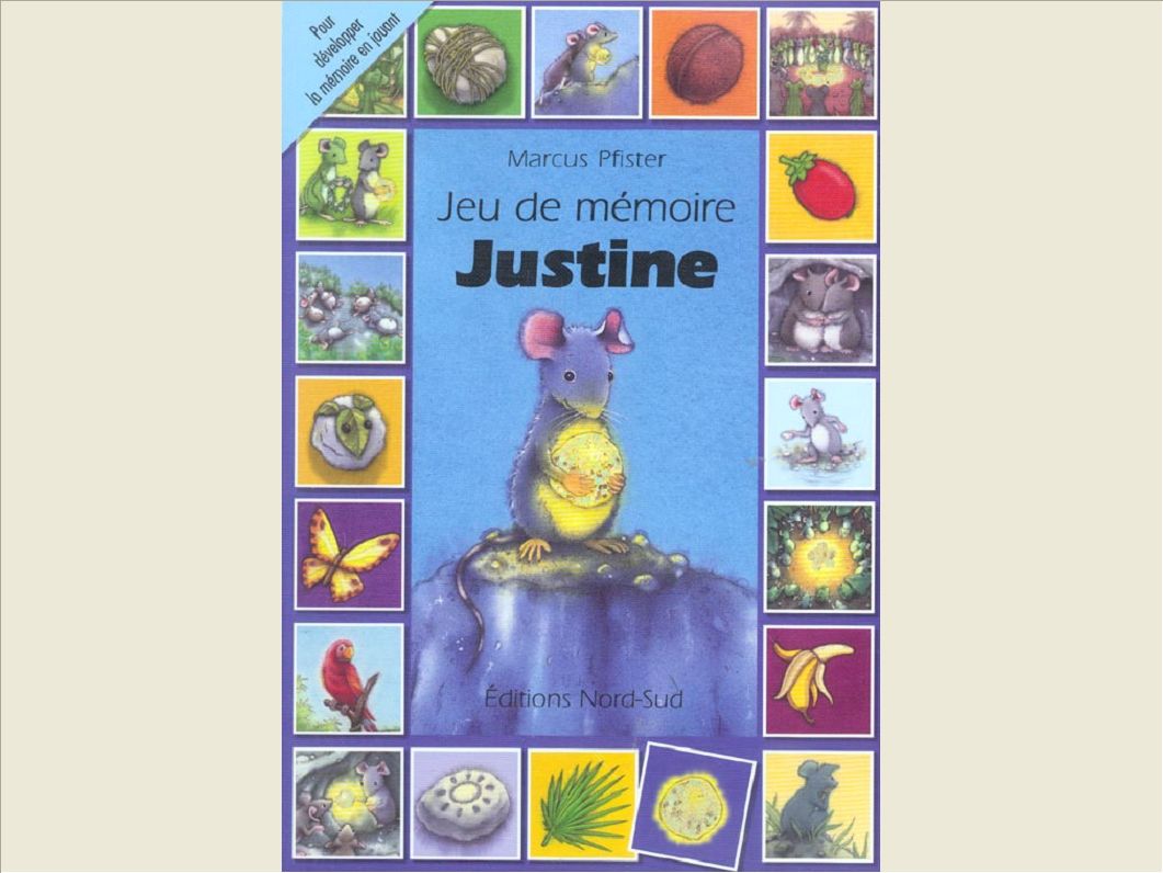 JEU DE MEMOIRE JUSTINE