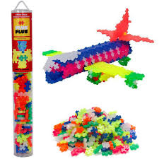 PLUS PLUS TUBE 100 PCS NEON MIX