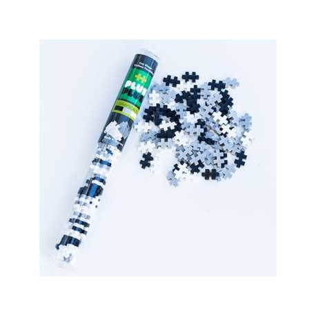 PLUS PLUS TUBE 100 PCS GRAYSCALE