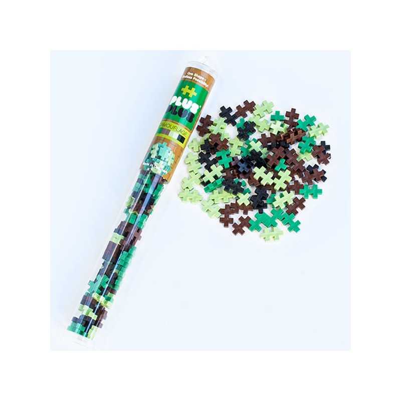 PLUS PLUS TUBE 100 PCS CAMOUFLAGE