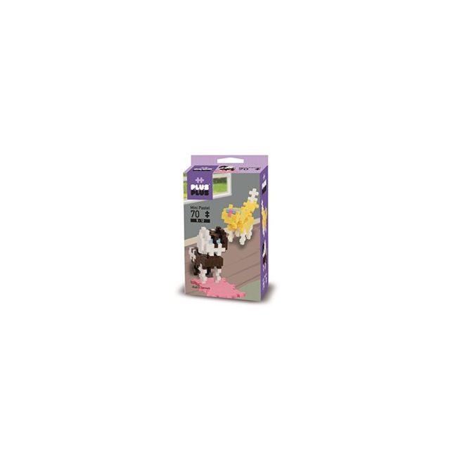 PLUSPLUS MINI PASTEL 70PCS CHIEN CHAT
