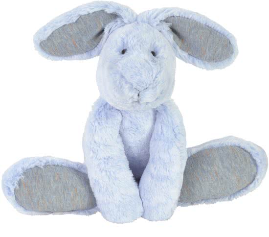 LAPIN MUSICAL BLEU RIVOLI 25 CM