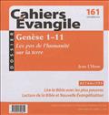 CAHIERS EVANGILE NUMERO 161 GENESE 1-11