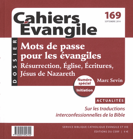 CE-169. MOTS DE PASSE POUR LES EVANGILES