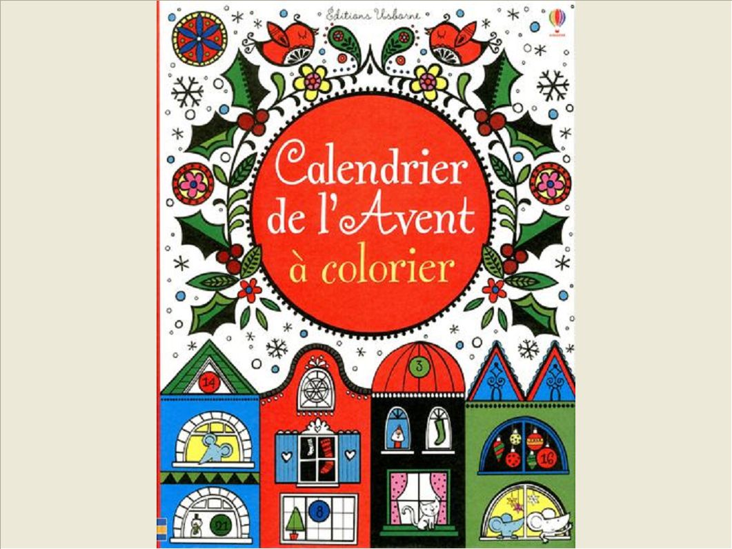 CALENDRIER DE L'AVENT A COLORIER 2011