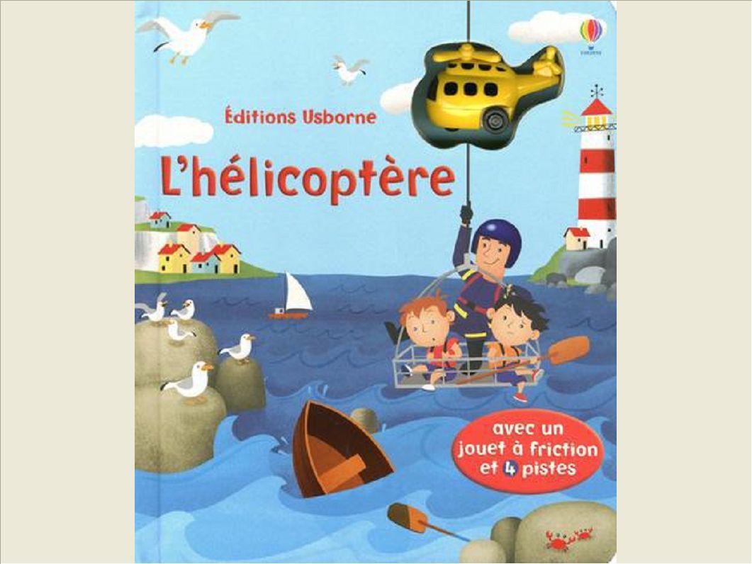 L'HELICOPTERE AVEC JOUET A FRICTION
