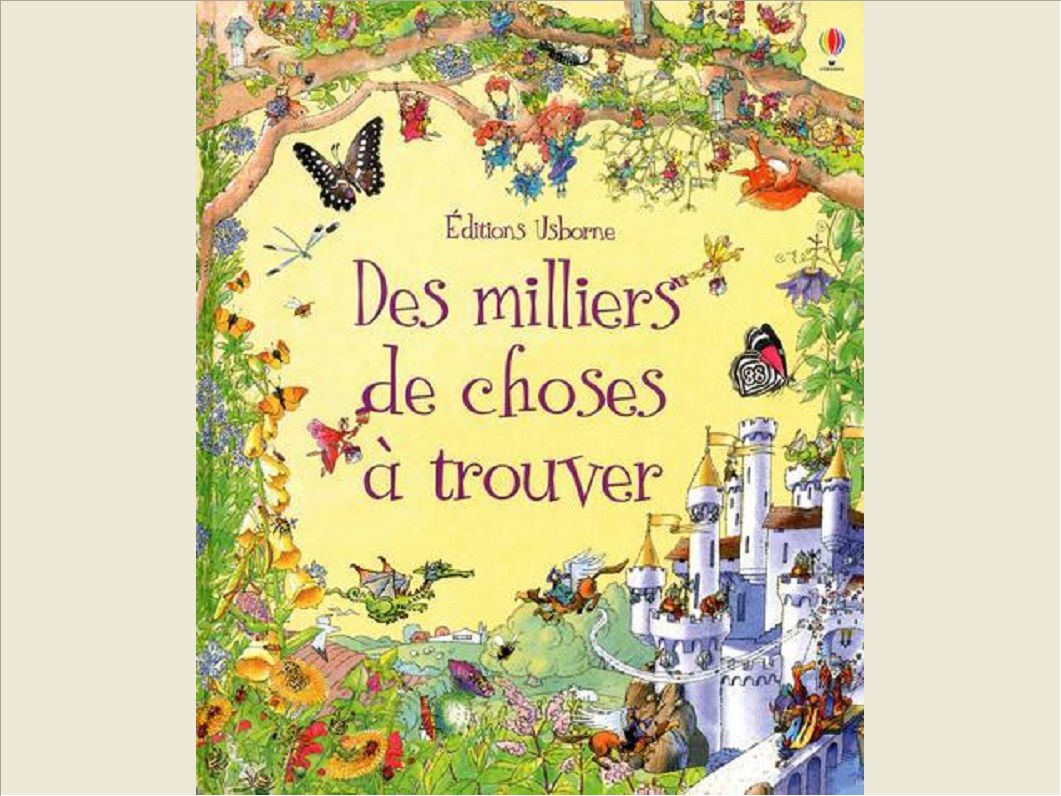 DES MILLIERS DE CHOSES A TROUVER