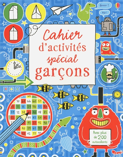 CAHIER D'ACTIVITES SPECIAL GARCONS