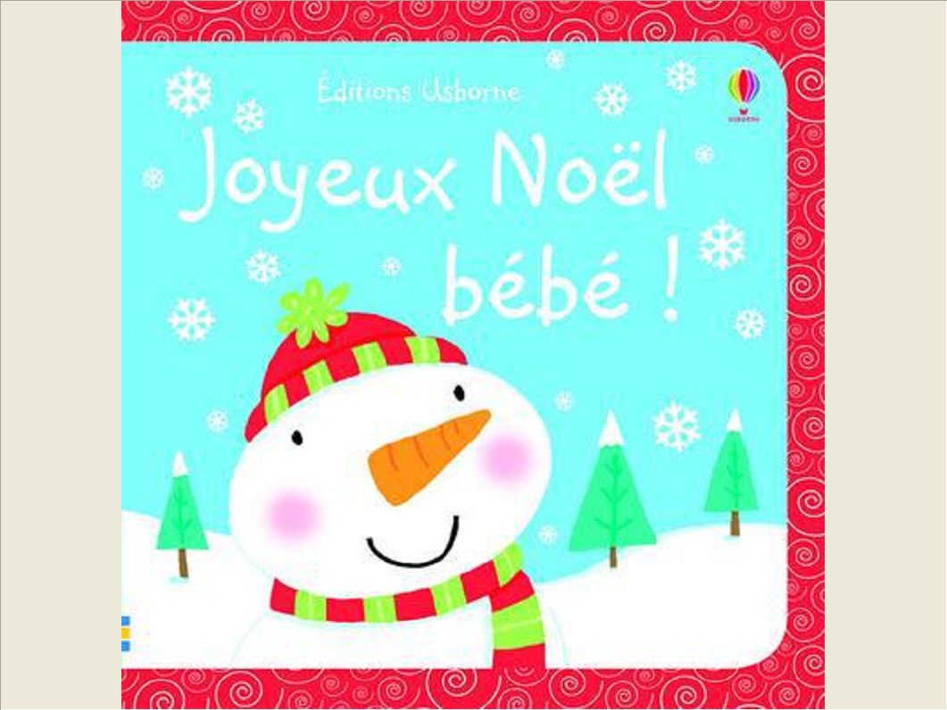 JOYEUX NOEL BEBE - LIVRE TISSU