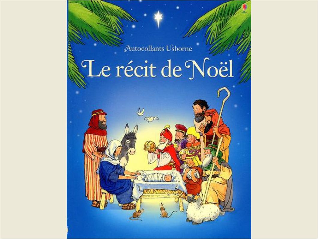 LE RECIT DE NOEL - AUTOCOLLANTS USBORNE
