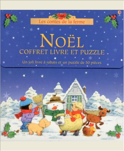 COFFRET NOEL - LIVRE ET PUZZLE - LES CONTES DE LA FERME