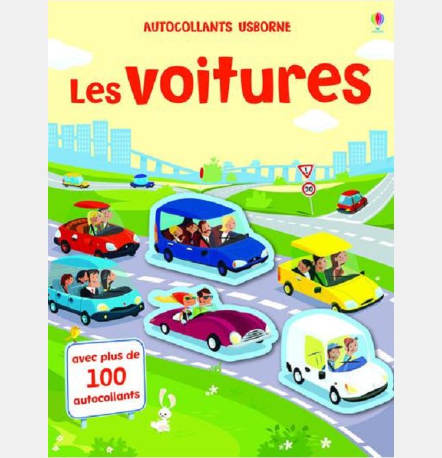 LES VOITURES - AUTOCOLLANTS USBORNE
