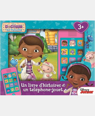 DOCTEUR LA PELUCHE - UN LIVRE ET UN TELEPHONE JOUET