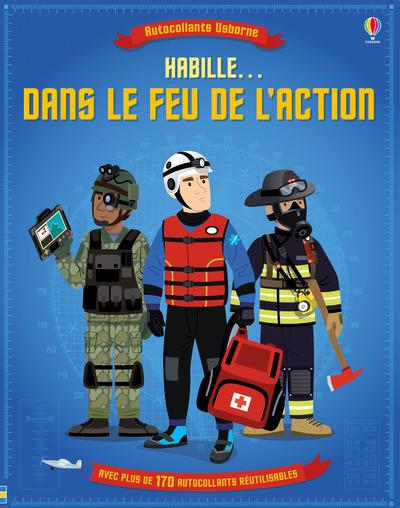 HABILLE... DANS LE FEU DE L'ACTION - AUTOCOLLANTS USBORNE
