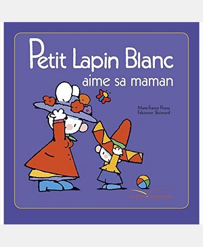 PETIT LAPIN BLANC AIME SA MAMAN