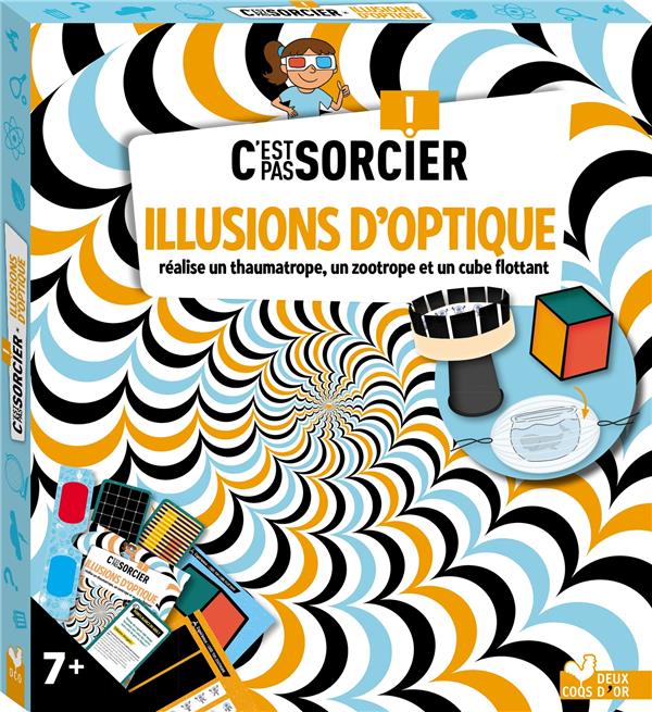 C'EST PAS SORCIER ILLUSIONS D'OPTIQUE - BOITE AVEC ACCESSOIRES