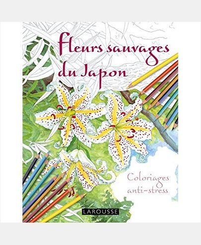 FLEURS SAUVAGES DU JAPON COLORIAGES ANTI-STRESS