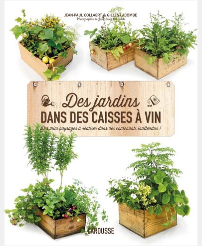DES JARDINS DANS DES CAISSES A VIN
