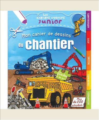 MON CAHIER DE DESSINS DU CHANTIER
