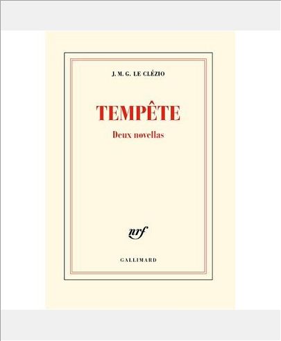 TEMPETE - DEUX NOVELLAS