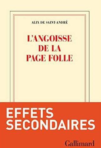 L'ANGOISSE DE LA PAGE FOLLE