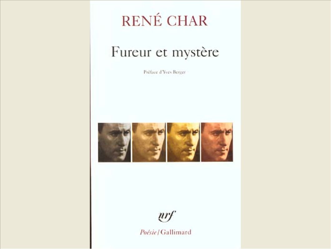 FUREUR ET MYSTERE