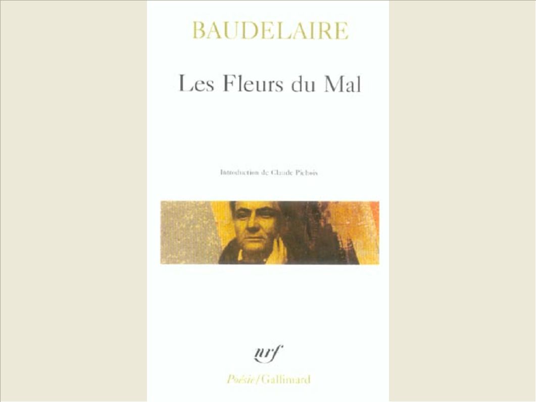 LES FLEURS DU MAL