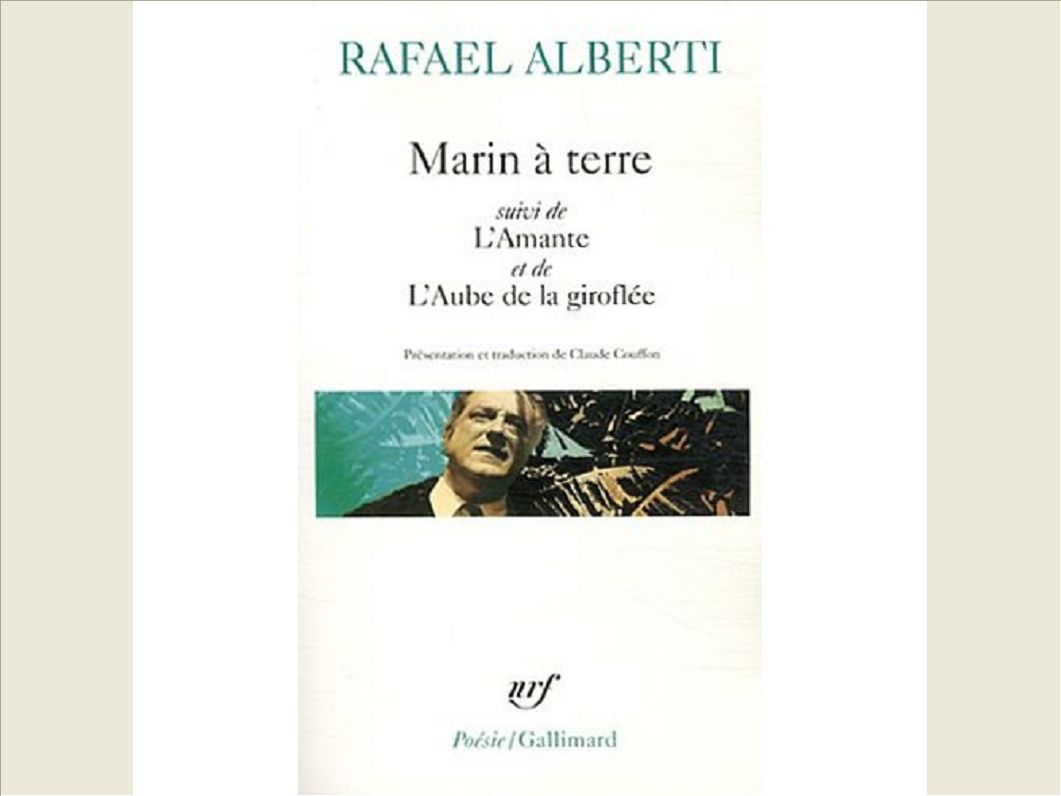 MARIN A TERRE - L'AMANTE - L'AUBE DE LA GIROFLEE