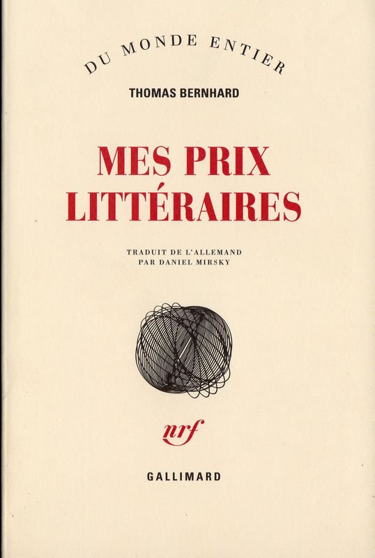 MES PRIX LITTERAIRES