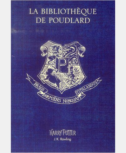 COFFRET LA BIBLIOTHEQUE DE POUDLARD - LE QUIDDITCH A TRAVERS LES AGES - LES ANIMAUX FANTASTIQUES - L