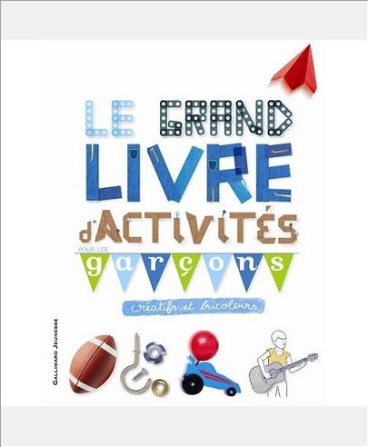 LE GRAND LIVRE D'ACTIVITES POUR LES GARCONS CREATIFS ET BRICOLEURS