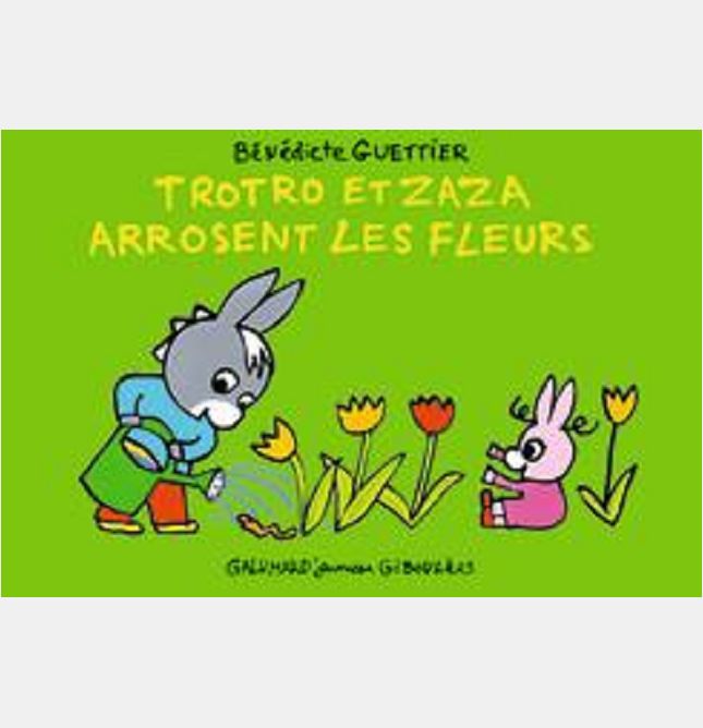 TROTRO ET ZAZA ARROSENT LES FLEURS - C'EST SUPER D'ETRE UN GRAND FRERE
