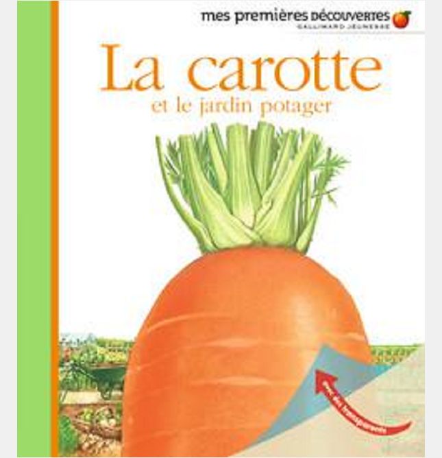 LA CAROTTE ET LE JARDIN POTAGER