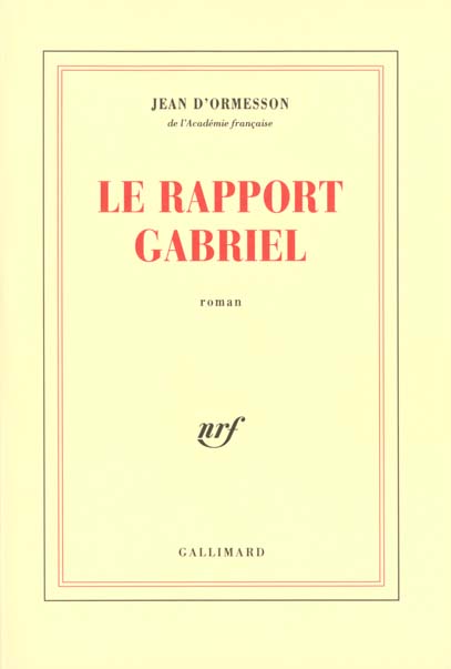 LE RAPPORT GABRIEL
