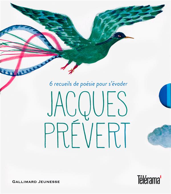 JACQUES PREVERT - 6 RECUEILS DE POESIE POUR S'EVADER