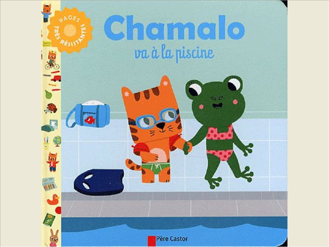 CHAMALO VA A LA PISCINE