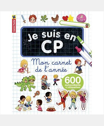 MON CARNET DE L'ANNEE - 600 AUTOCOLLANTS ET ETIQUETTES