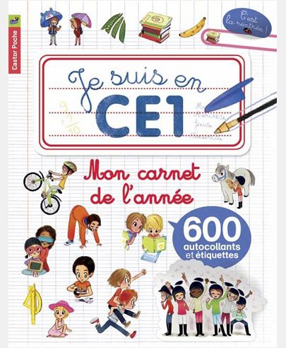 MON CARNET DE L'ANNEE - 600 AUTOCOLLANTS ET ETIQUETTES