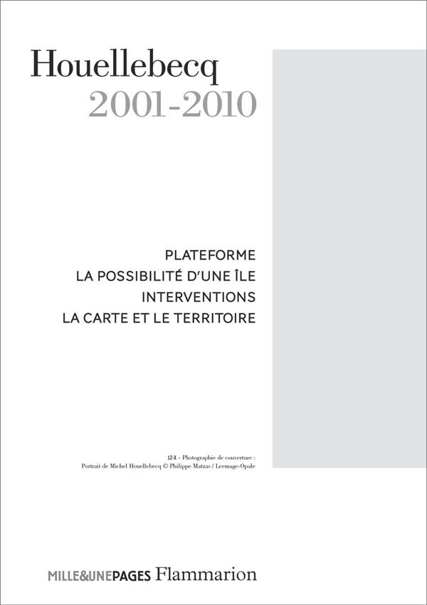 HOUELLEBECQ 2001 - 2010