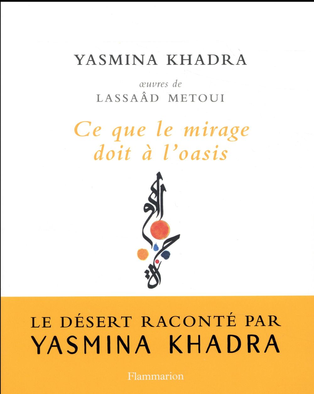 CE QUE LE MIRAGE DOIT A L'OASIS - OEUVRES DE LASSAAD METOUI