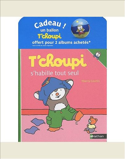 PACK N8 T'CHOUPI 2011 (T'CHOUPI S'HABILLE TOUT SEUL+T'CHOUPI PART EN VACANCES)