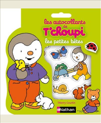 LES AUTOCOLLANTS DE T'CHOUPI: LES PETITES BETES