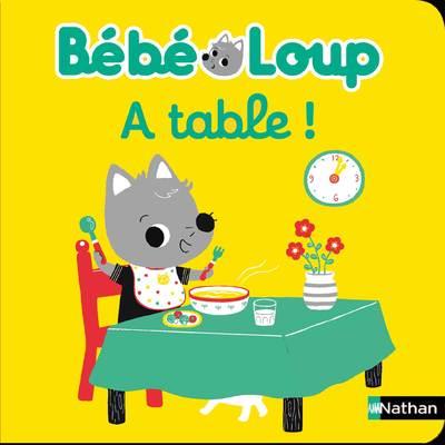 BEBE LOUP A TABLE